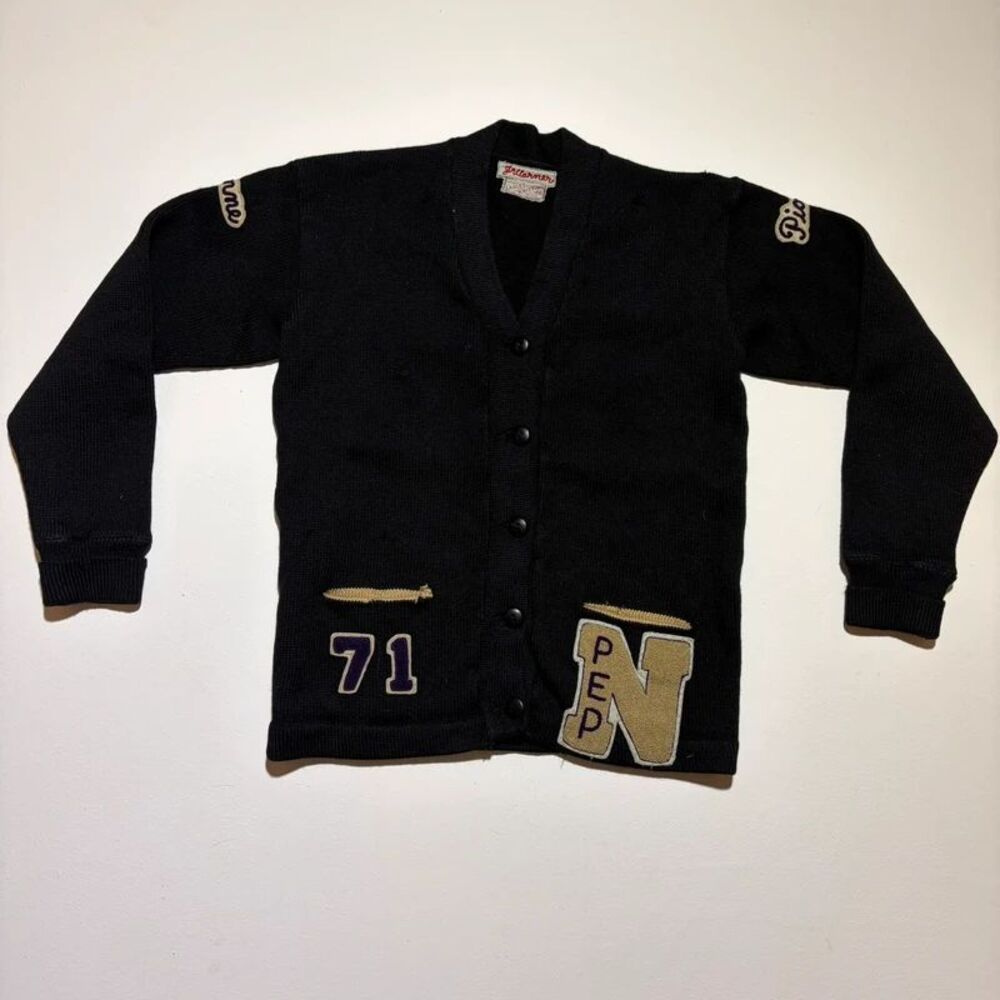 True Vintage 1970s Cheerleading Varsity Sweater